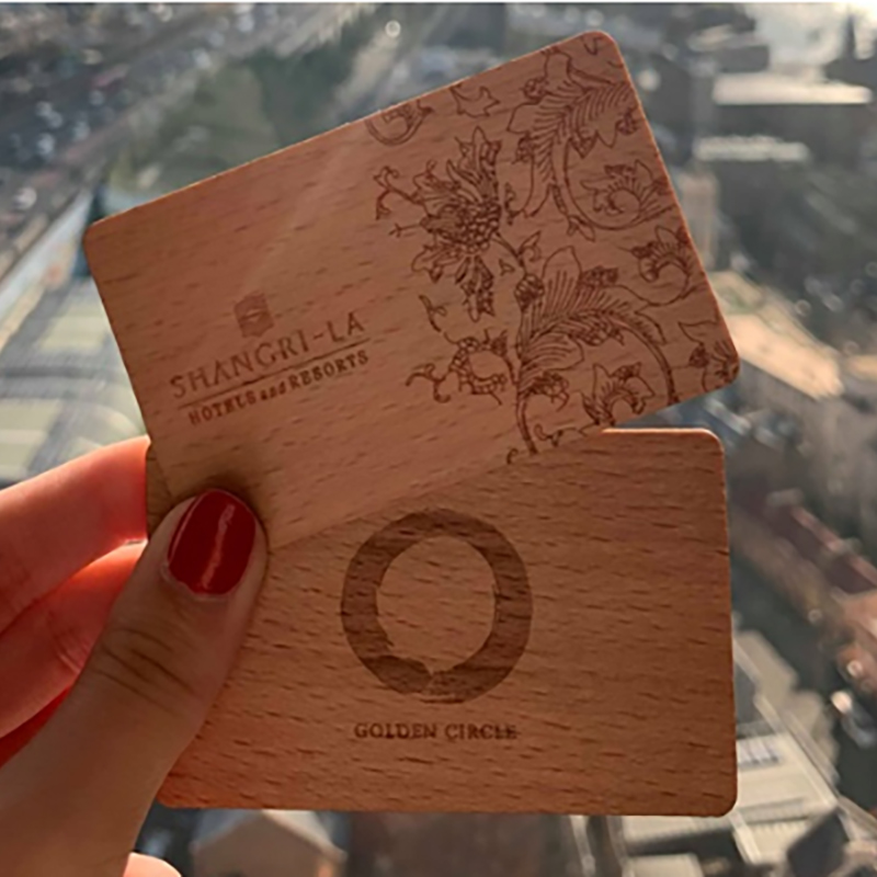 Shangri-La Hotel in Sydney uses RFID wooden cards instead of plastic room cards